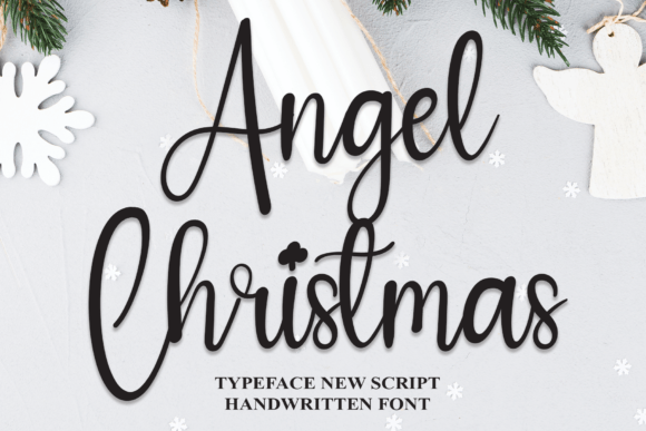 Angel Christmas Font for Friendly Web Design