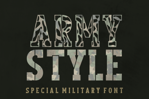 Army Style Font: Bold Typography for Digital Impact