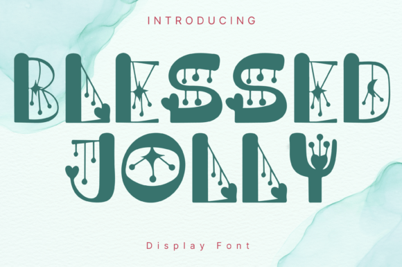 Blessed Jolly Font Review for Festive Brand Identity