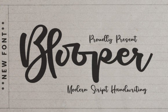 Blooper Font: Elevating Campaign Visuals with Elegant Script