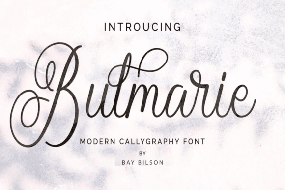 Bulmarie Font Review: Elegant Script for Editorial Design