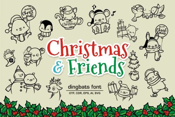 Christmas and Friends Font Review for Festive Campaigns