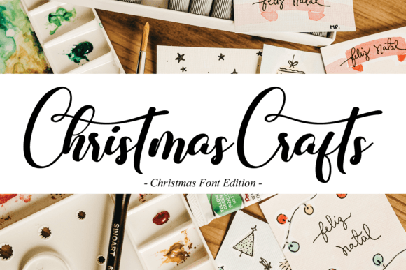 Christmas Crafts Font for Elegant Web Design