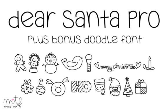 Dear Santa Pro Duo Font for Holiday Marketing Campaigns