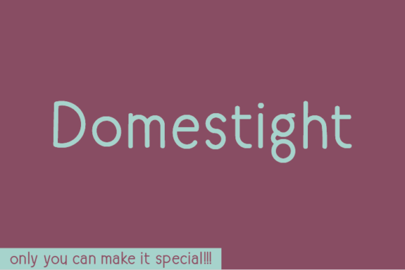 Domestight Font: Authentic Handwritten Style for Editorial Design
