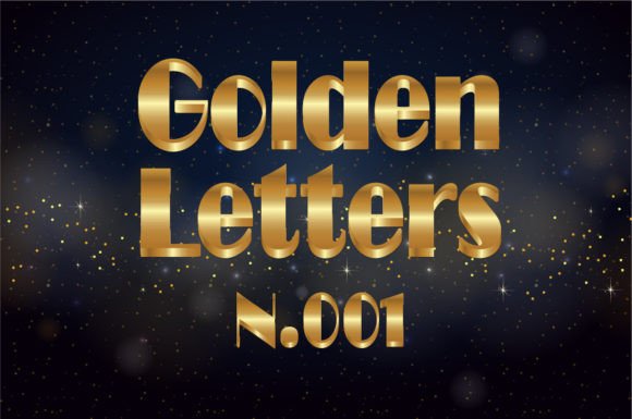 Golden Letters N.001 Font Review for Luxury Branding