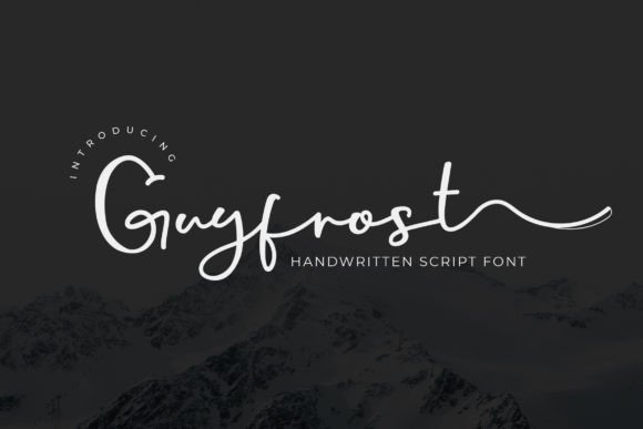 Guyfrost Font: Elevating Apparel Store Web Design