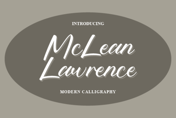 Mclean Lawrence Font for Editorial Design and Branding
