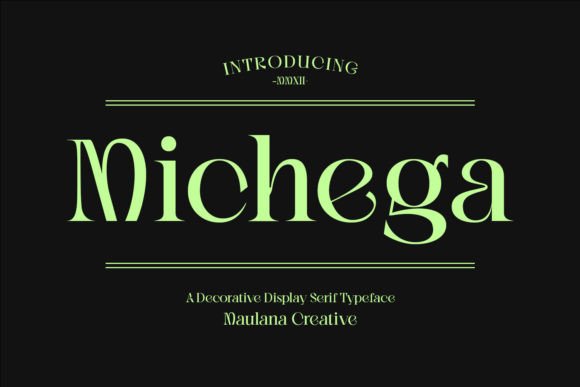 Michega Font: A Designer’s Test for Elegant Branding