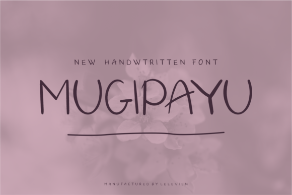 Mugipayu Font: A Handwritten Typeface for Editorial Design