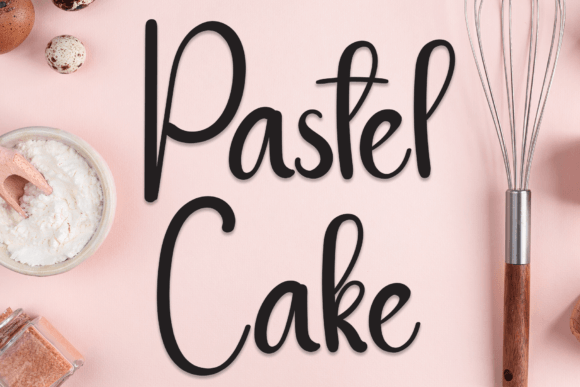 Pastel Cake Font Review: A Friendly Script for Branding