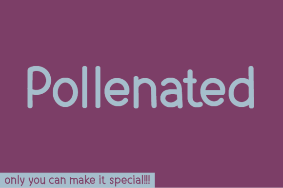 Pollenated Font: Authentic Handwritten Style for Campaigns