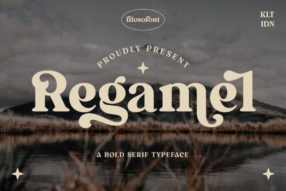 Regamel Font: Elevating Luxury Campaign Visuals