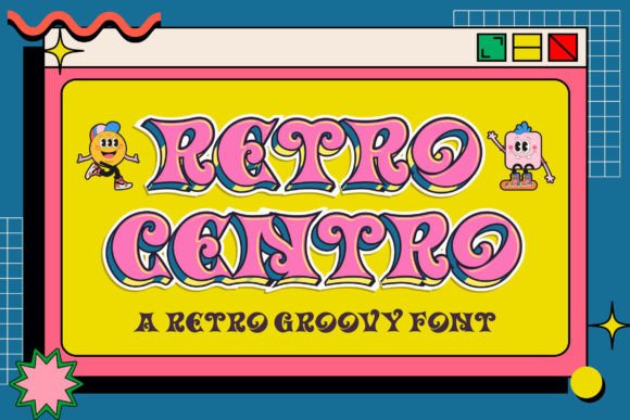 Retro Centro Font: Elevating Editorial Design with Groovy Serif Style