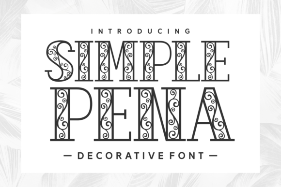 Simple Pena Font for Elegant Web Design and Branding