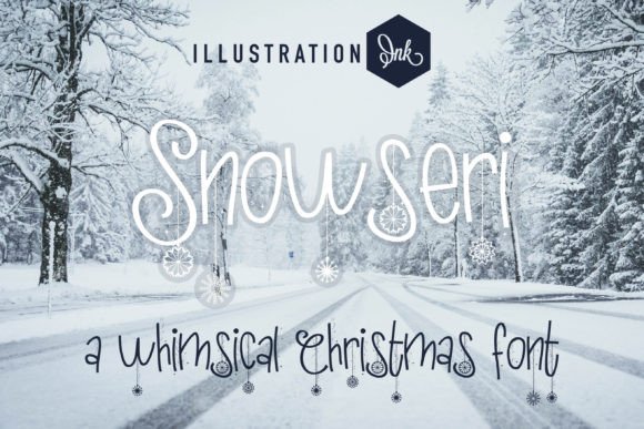 Snowseri Font: Festive Handwritten Style for Campaigns