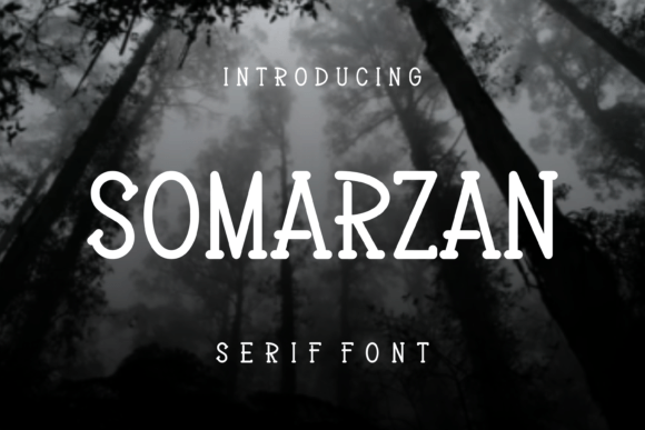 Somarzan Serif Font for Editorial Design and Publishing