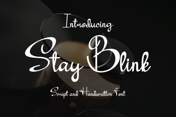 Stay Blink Font: Modern Handwritten Typography for Web Design
