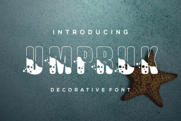 Umpruk Font: Playful Decorative Type for Digital Campaigns